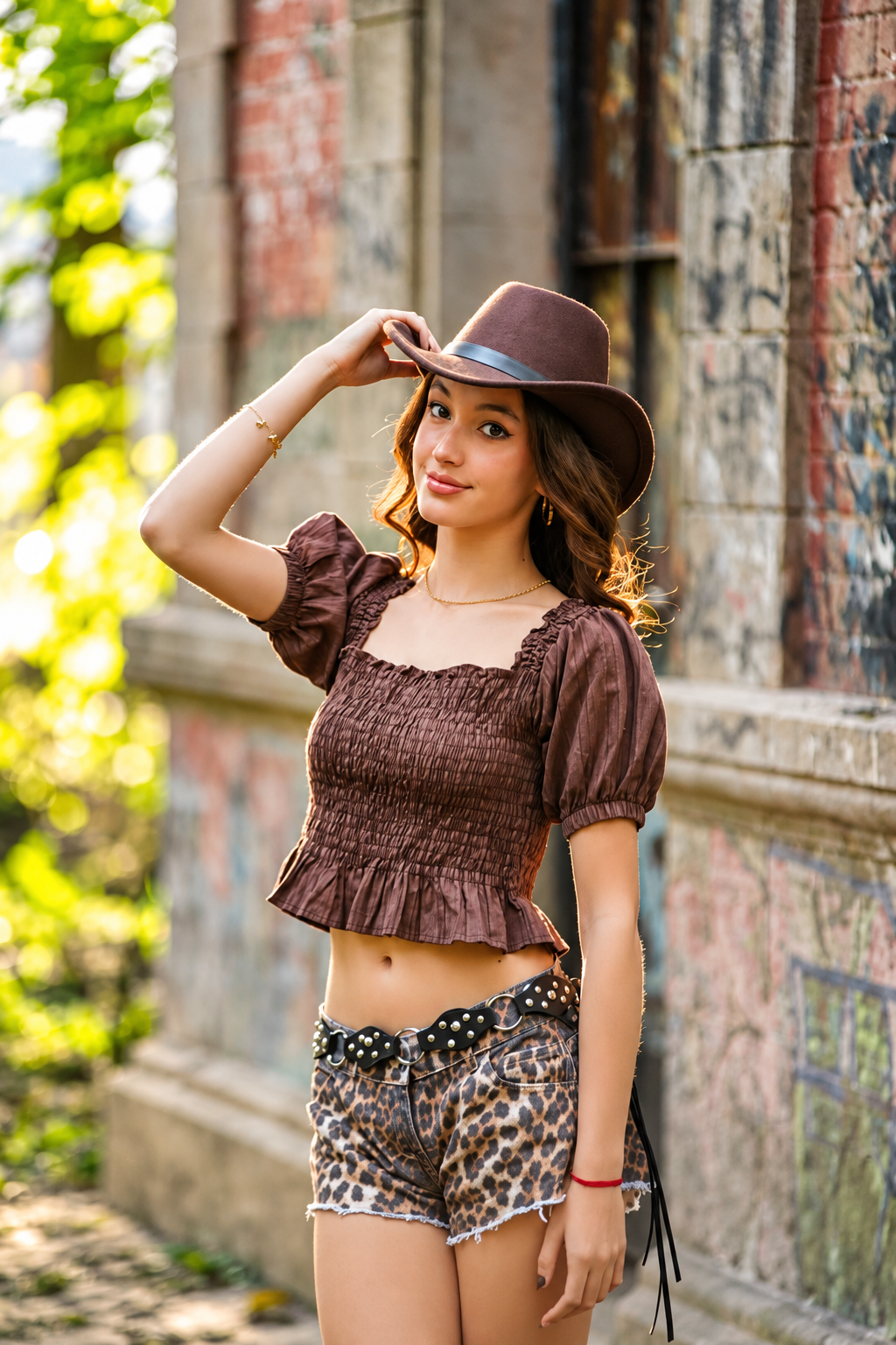 Retrato de Emilia con sombrero